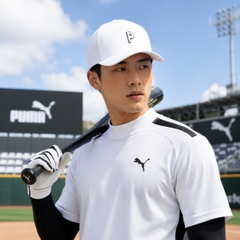 Mũ Puma Chính Hãng - Snapback golf cap x PTC Tech - Màu Trắng | JapanSport 025347-02