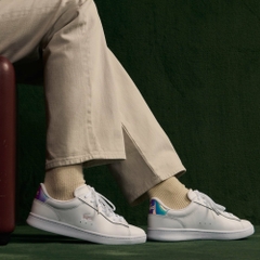 Giày Lacoste Nữ Chính Hãng - Carnaby Set Leather - Màu Trắng | JapanSport 7-48SFA0013-1Y9