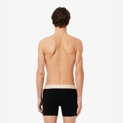 Quần Boxer Lacoste Chính hãng - 3-Pack Boxer Briefs - Màu Đen/ Be/ Nâu | JapanSport 6h1282-51-I3W