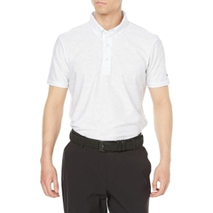 Áo Polo Golf Mizuno Chính Hãng - Ice Touch Button Down Cool to Touch- Màu Trắng | JapanSport E2JAA097-03