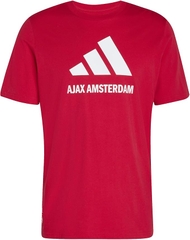 Áo Phông Adidas Nam Chính Hãng - Ajax Amsterdam Seasonal Graphic Tee - Màu Đỏ | JapanSport JM7354