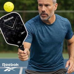 Vợt Reebok chính hãng | Pro Geo Elongated Paddle Carbon Fiber - Màu Đen | JapanSport