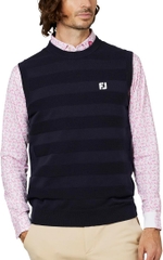 Áo Vest FOOTJOY Chính Hãng - Áo gile len golf nam cổ tròn - Màu navy | JapanSport FJ-F25-M05