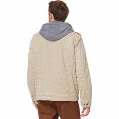 Áo Khoác Levi's Chính Hãng - Washed Cotton Hooded Military Jacket - Màu ghi | JapanSport LM8RC364-stn