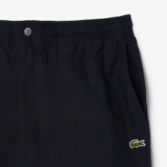 Quần Short Lacoste Chính hãng - Relaxed Fit Poplin - Màu Abysm Blue | JapanSport GH7220-51-HDE