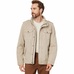 Áo Khoác Levi's Chính Hãng - Washed Cotton Hooded Military Jacket - Màu ghi | JapanSport LM8RC364-stn