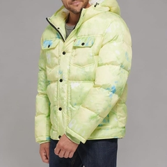 Áo Khoác Levi's Chính Hãng - Performance Hooded Puffer Trucker Jacket - Màu Xanh | JapanSport LM2RP467-ddl