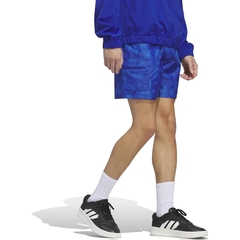 Quần Short Adidas Chính Hãng -  All Over Printed Woven Shorts - Màu Xanh | JapanSport JN9334