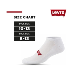 Set 8 đôi tất Levi's Chính Hãng -  Crew Low Cut No Show Ankle Socks - Màu Trắng | JapanSport 8-M260LW