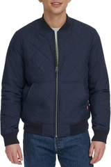 Áo Khoác Levi's Nam Chính Hãng - Men’s Diamond Quilted Bomber Jacket - Màu Navy | JapanSport LM4RP488   NVY