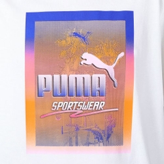 Áo Phông Puma Chính hãng - GRAPHICS Photo Print T-shirt - Màu Trắng | JapanSport 681161-02