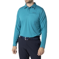 Áo Polo FOOTJOY Chính Hãng - Dry Througlight Men's Long Sleeve Front Pocket Shirt - Màu Xanh | JapanSport 32165-FJ-F24-S01