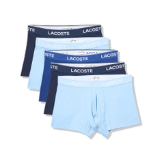 Set 5 quần Boxer Lacoste Chính hãng - Cotton Stretch Essentials Trunks - 3 màu | JapanSport 6H7982-51-6IH