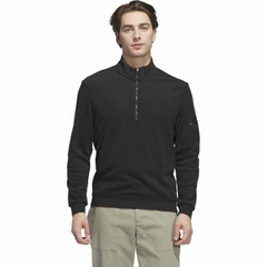 Áo Khoác Adidas Chính Hãng - Half Zip Pile Long Sleeve Golf Jacket - Màu Đen | JapanSport JN9092