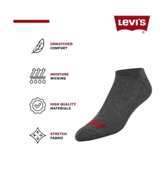 Set 8 đôi tất Levi's Chính Hãng - Vớ cổ thấp, không lộ cổ chân - 3 màu  | JapanSport M278LW