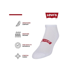 Set 8 đôi tất Levi's Chính Hãng -  Crew Low Cut No Show Ankle Socks - Màu Trắng | JapanSport 8-M260LW