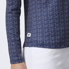 Áo Polo Nữ Foot joy Chính Hãng - Chevron Print Thermolite - Màu Navy | JapanSport 81167   FJW-F23-S01