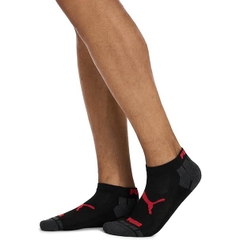 Set Tất Puma Chính hãng - 8-Pack Low-Top Running Socks - Màu Đen/Xám | JapanSport P114180AZ-012