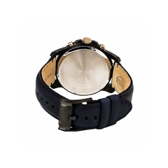 Đồng hồ Fossil Chính hãng - Grant Chronograph Navy Leather Watch 44mm | JapanSport FS5061IE