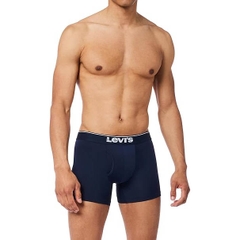 Bộ 5 Quần Boxer Levi's Chính Hãng - 5-pack Microfiber Boxer Brief Moisture Wicking - Màu Xanh/Đen | JapanSport 701234306002801