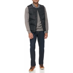 Áo Khoác Levi's Chính Hãng -  Men's Varsity Puffer Jacket - Màu Đen | JapanSport LM2RP371-blk