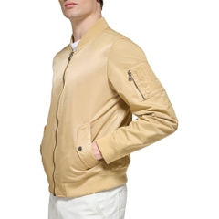 Áo Khoác Levi's Chính Hãng - Flight Satin Unfilled Ma-1 Bomber - Màu Vàng | JapanSport LM2RN614-Khk