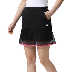 Chân Váy FootJoy Nữ Chính Hãng -  Mesh Layered Skirt Golf Skirt - Màu Đen | JapanSport 81989 FJW-S24-P01