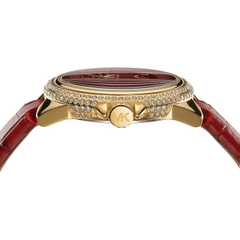 Đồng Hồ Michael Kors Chính hãng - Camille Nữ 33mm, Dây Da Đỏ Sang Trọng | JapanSport MK4750