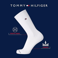 Set 5 đôi tất Tommy Hilfiger Chính Hãng -  5 Pack Cushioned Stretch Athletic Performance - Màu Đen | JapanSport TVM213CR10002