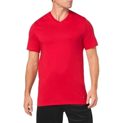 Set 3 Áo Phông Tommy Hilfiger Chính Hãng - Cotton Classic 3-Pack V-Neck Undershirts - Màu Đen/Trắng/Đỏ | JapanSport 4300141240