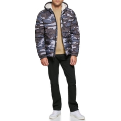 Áo Khoác Levi's Chính Hãng - Quilted Puffer with Sherpa Lined Hood - Màu Camo | JapanSport LM2RP076-gca
