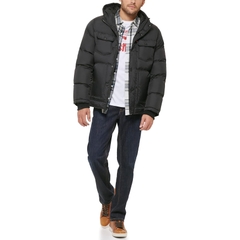 Áo Khoác Levi's Chính Hãng - Performance Hooded Puffer Trucker - Màu Đen | JapanSport LM2RN467-BLK-01-SM