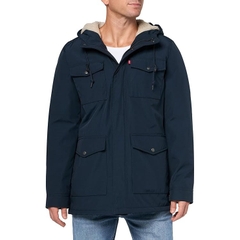 Áo Khoác Levi's Chính Hãng - Arctic Cloth Sherpa Lined Parka - Màu Navy | JapanSport LM2RP263-NVY
