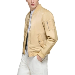 Áo Khoác Levi's Chính Hãng - Flight Satin Unfilled Ma-1 Bomber - Màu Vàng | JapanSport LM2RN614-Khk