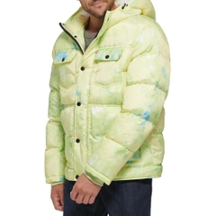 Áo Khoác Levi's Chính Hãng - Performance Hooded Puffer Trucker Jacket - Màu Xanh | JapanSport LM2RP467-ddl