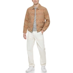 Áo Khoác Levi's Chính Hãng - Lightweight Trucker Shirt Jacket - Màu Nâu | JapanSport LM3MC753-azt