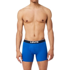 Bộ 5 Quần Boxer Levi's Chính Hãng - 5-pack Microfiber Boxer Brief Moisture Wicking - Màu Xanh/Đen | JapanSport 701234306002801