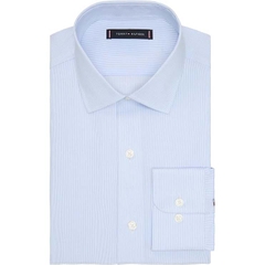 Áo sơ mi Tommy Hilfiger Chính hãng - Flex Essentials Slim-Fit Dress Shirt - Màu Xanh | JapanSport 24N2290400