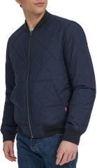 Áo Khoác Levi's Nam Chính Hãng - Men’s Diamond Quilted Bomber Jacket - Màu Navy | JapanSport LM4RP488   NVY