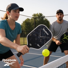 Vợt Reebok chính hãng | Pro Geo Elongated Paddle Carbon Fiber - Màu Đen | JapanSport