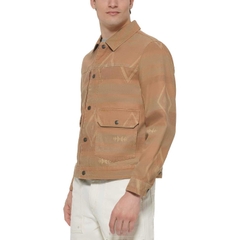 Áo Khoác Levi's Chính Hãng - Lightweight Trucker Shirt Jacket - Màu Nâu | JapanSport LM3MC753-azt