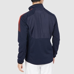 Áo Khoác Asics Chính Hãng - Hybrid Full-Zip Top Outerwear - Màu Navy | JapanSport 2101A190-405