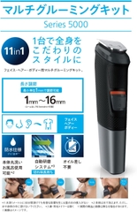 Tông đơ Philips Chính hãng - Multigroom series 5000 11-in-1 MG5730/15 | JapanSport