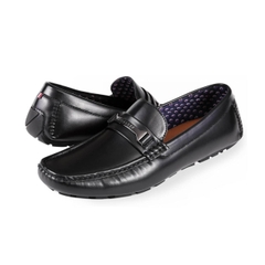 Giày Tommy Hilfiger Nam Chính Hãng - Tommy Hilfiger Axin mens Loafer - Màu Đen | JapanSport tm-Axin-Black-001