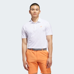 Áo Polo Adidas Nam Chính Hãng - ULTIMATE365 ESSENCE PRINT CLIMACOOL POLO SHIRT - Màu Trắng | JapanSport KB1373