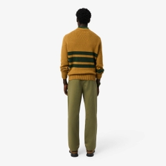 Quần dài Lacoste Chính hãng - Regular Fit Cotton Chino Pants - Màu Olive | JapanSport XH0062-51-E9F