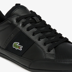 Giày Lacoste Chính hãng - Chaymon BL Leather and Synthetic Tonal Trainers - Màu đen | JapanSport 7-43CMA0035-02H