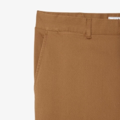 Quần Dài Lacoste Chính hãng - Slim Fit Stretch Cotton Pants - Màu Nâu  | JapanSport  HH3463-51-DPC