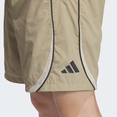 Quần Short Adidas Nam Chính Hãng - Brand Love Loose Fit Light Woven - Màu Be | JapanSport KF3695