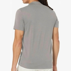 Áo Polo Lacoste Nam Chính hãng - Signature 3D Lacoste Movement - Màu xám | JapanSport PH5526-51-KZW